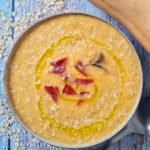 Porridge zucca e fiocchi di latte: piatto unico proteico e cremoso
