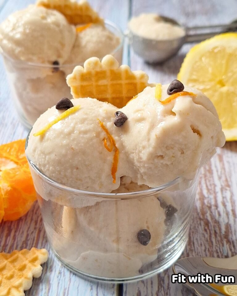 Gelato Cremoso alla Pastiera Napoletana Senza Zucchero