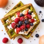 Waffle Proteici Avocado e Cocco Senza Glutine