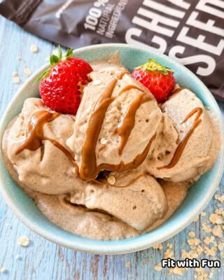 Gelato Proteico con Avena Istantanea con o Senza Gelatiera