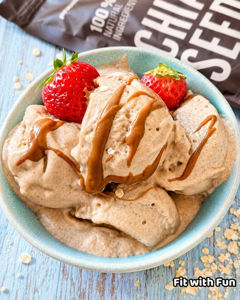 Gelato Proteico con Avena Istantanea con o Senza Gelatiera