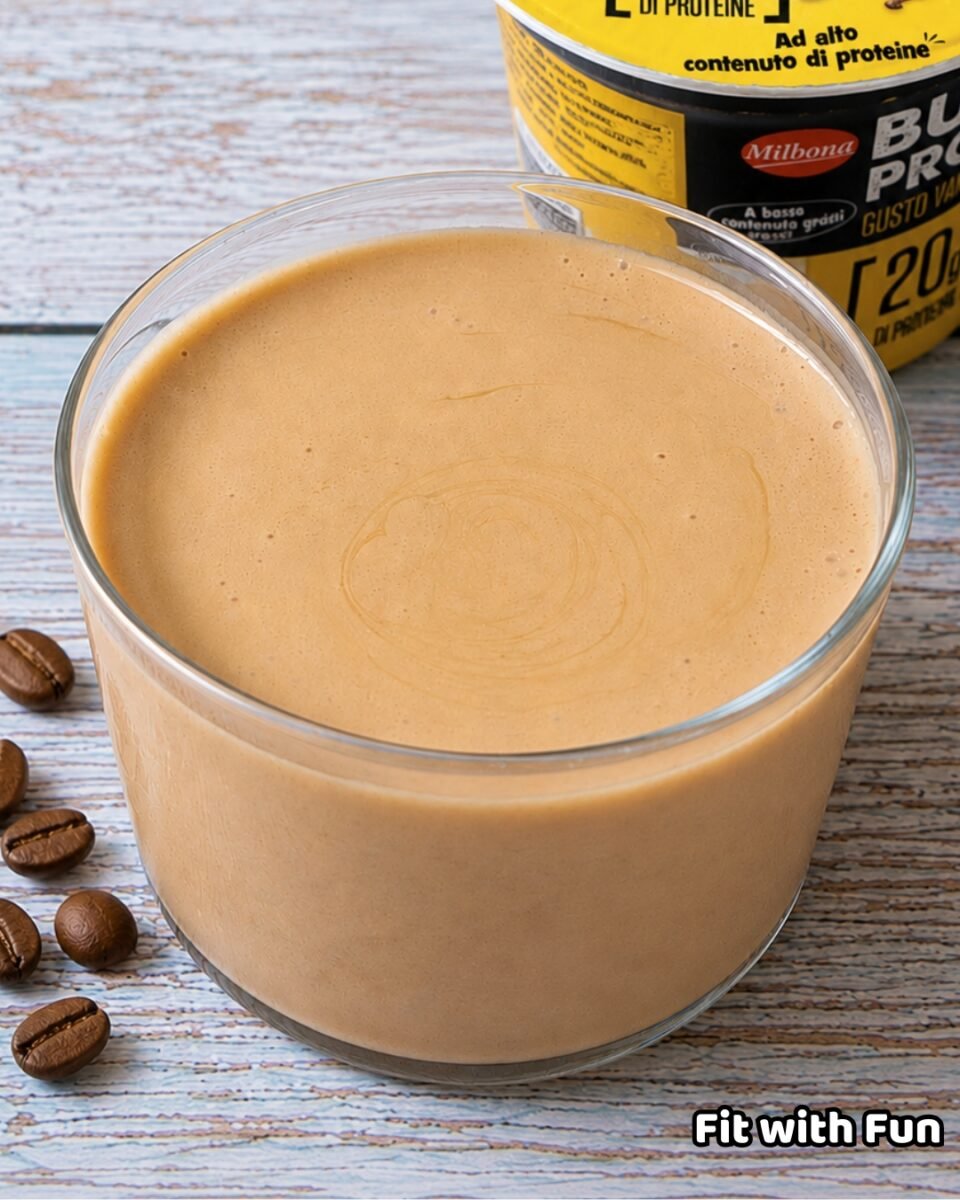 Crema Caffè con Budino Proteico solo 50 Calorie pronta in 5 minuti