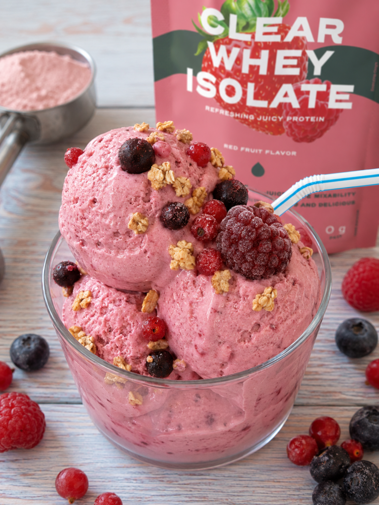 Gelato Proteico ed Ipocalorico Frutti Rossi e Vaniglia