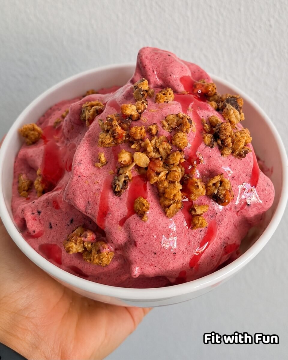 Gelato Proteico ai Frutti Rossi