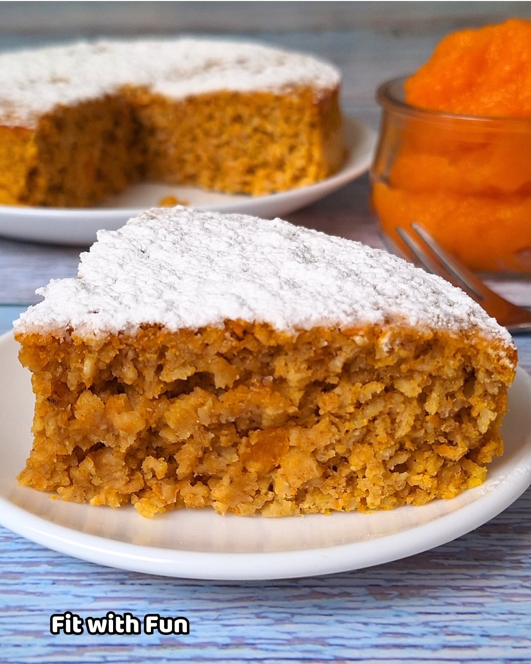 Torta di Zucca e Avena 3 Ingredienti Proteica e Senza Lattosio